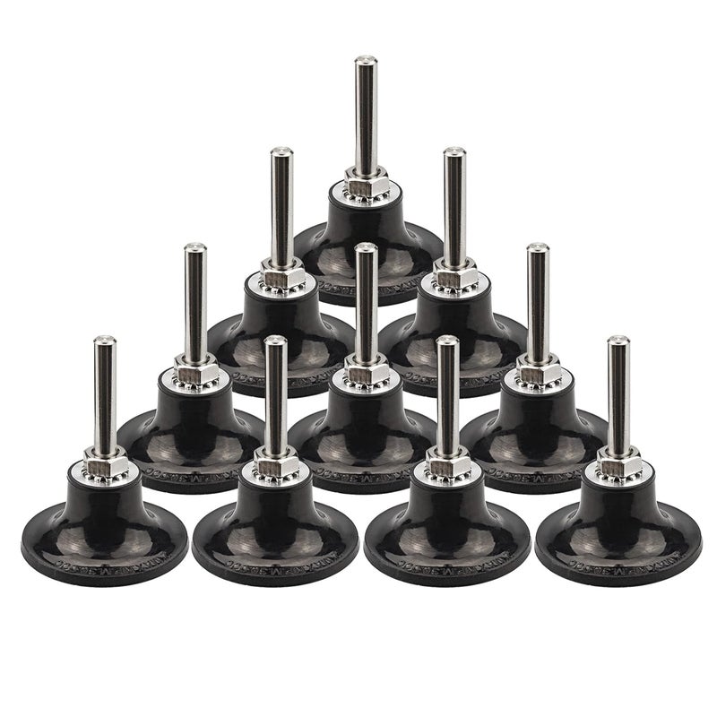 RENOTEC 2" Pad Holder for Sanding Discs, Hard Rubber, TR System, 10 Pcs Pack - Image 1